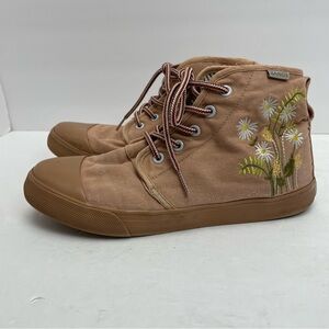 Bangs Shoes Boone High Tops Floral Embroidery Zion Sand Womens 8